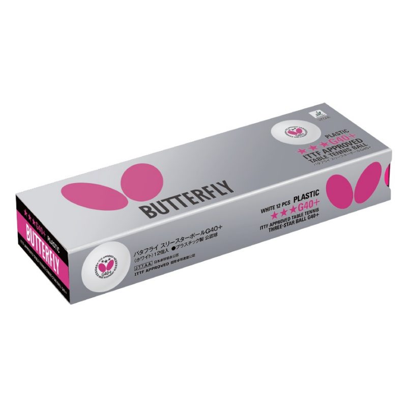 12 x Butterfly 3-Star G40+ Balls